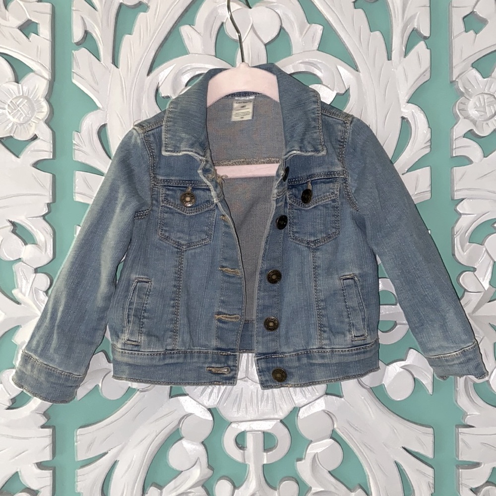 Carter's toddler girl denim jacket size 2T - Picture 2 of 6